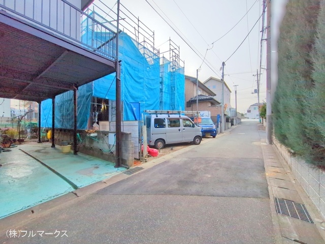 前面道路含む現地写真(2024年12月撮影)
