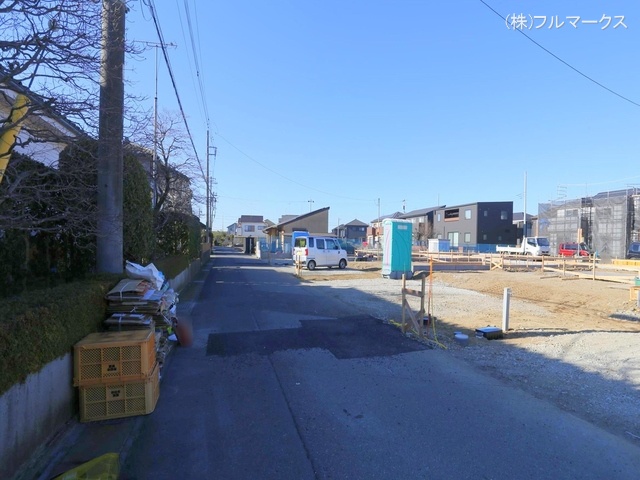 前面道路含む現地写真(2024年1月撮影)